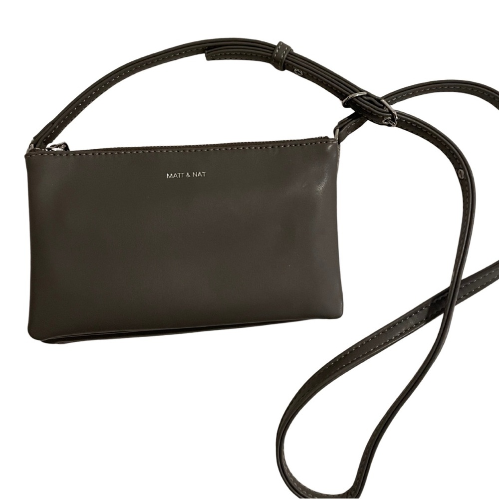 Matt & Nat Charcoal Crossbody Bag